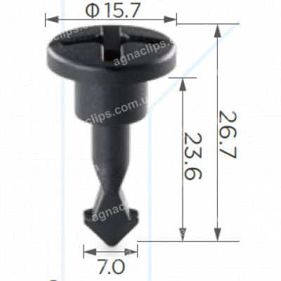 C 1409 Кліпса Seat Skoda VW Audi N90642001