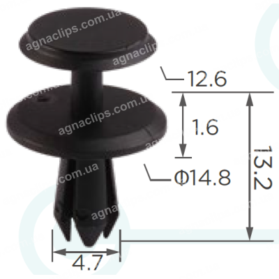 C1850 Кліпса VW Audi Skoda N10700901 0009919240