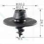 C 1865 Держатель ковриков T=29.9, D=12.4, H=24.3, F=9.2  VW  3D0864812AB41