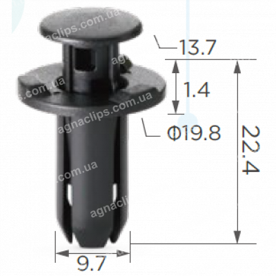 C 1873 Кліпса Honda Acura 90501SDR003