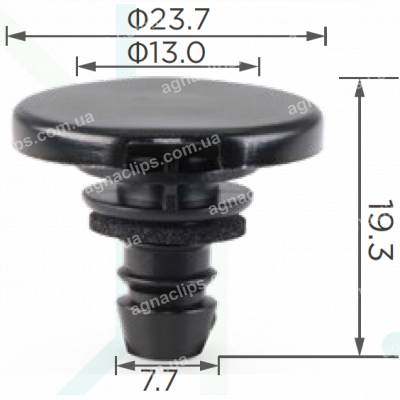 C 1878 Кліпса Subaru 909130118 накладки порога