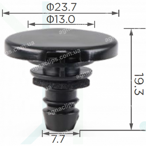 C 1878 Кліпса Subaru 909130118 накладки порога