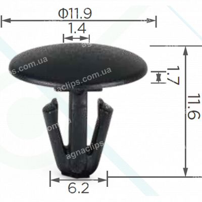 C 1884 Кліпса Fiat Alfa Lancia Peugeot Citroen Volvo 9605146380 6999A3 6999T4 6992K8