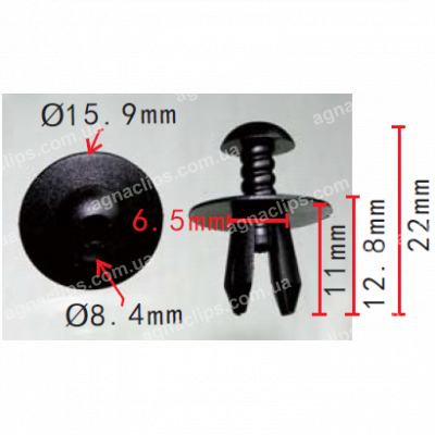 C 1888 Кліпса Mercedes A1269900392 A1239900592 Volvo 3120254 BMW 07149193301