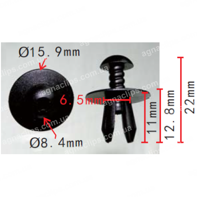 C 1888 Кліпса Mercedes A1269900392 A1239900592 Volvo 3120254 BMW 07149193301