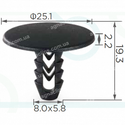 C 1890 Кліпса Fiat Alfa Lancia Iveco 14592287