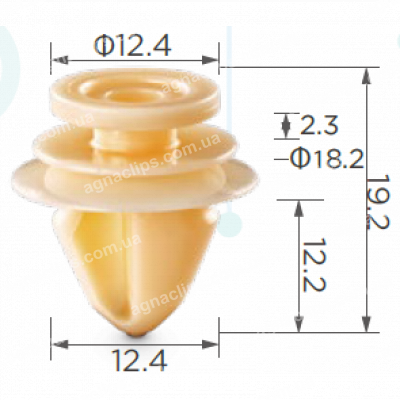 C 1893 Кліпса Renault Citroen Peugeot Seat Audi Dacia 6001549265 699156