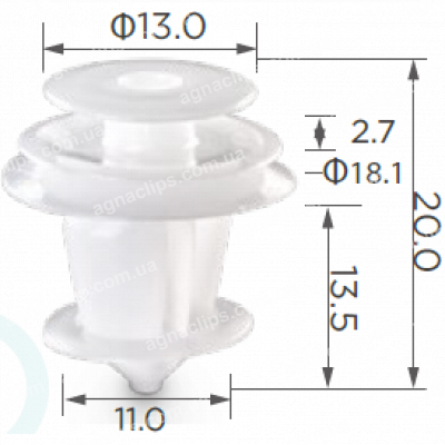 C 1899 Кліпса Toyota Lexus 624890E010