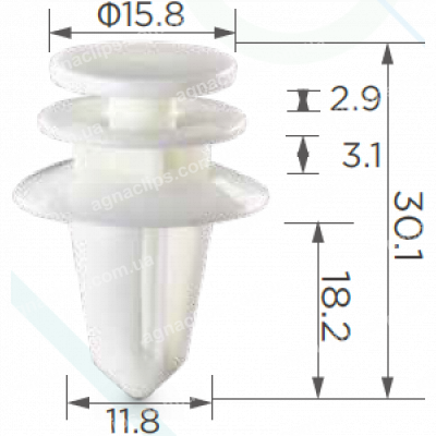 C 1909 Кліпса Chrysler Alfa Romeo Fiat Dodge Lancia Jeep K55116997AB 55116997AB