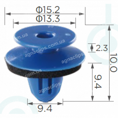 C 1867 Кліпса VW Seat Skoda Mercedes Audi 8U0853909