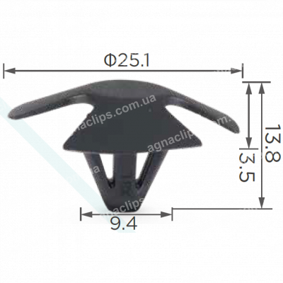 C 1897 Кліпса Toyota 5332608010