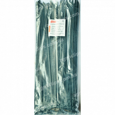 Кабельні стяжки 8х400 мм. чорні