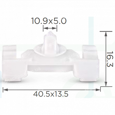C 1881 Кліпса Mercedes A0099884178 накладки порога