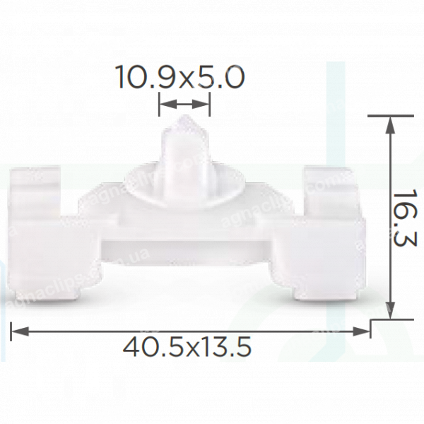 C 1881 Кліпса Mercedes A0099884178 накладки порога