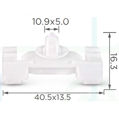 C1881 Кліпса Mercedes A0099884178 накладки порога