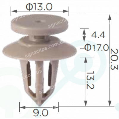 C 1919 Кліпса GM Opel Chevrolet 11610605