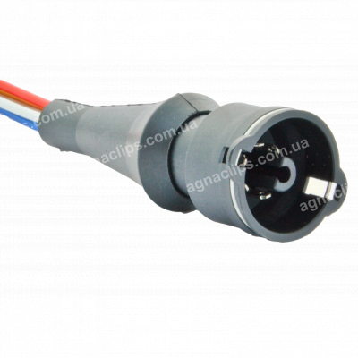 RP6(392) Роз'єм 6-конт. штирьовий (відповідна частина до RP5 (393)) заднього ліхтаря Газель