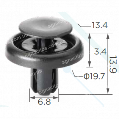 C 1934 Кліпса Lexus Toyota 9046707215 90467A0037 9046707214