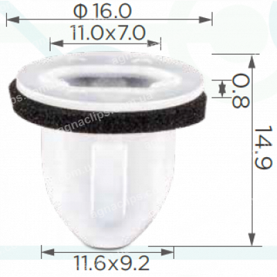 C 1937 Кліпса Toyota Lexus 8149652020 заднього ліхтаря