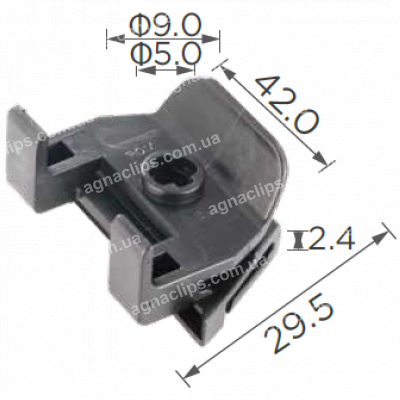 C 1938 Скоба Toyota Lexus 5387958010 5387928010 кріплення підкрилок