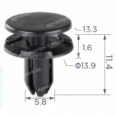 C 1945 Кліпса Nissan Infiniti 668202DV0A 66820AX020