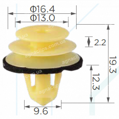 C 1949 Кліпси Honda Acura 91560TX4A01
