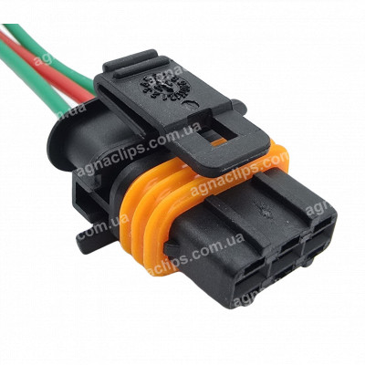 RPK8 Роз'єм 3-конт. котушки 1,6 л. ВАЗ 2110