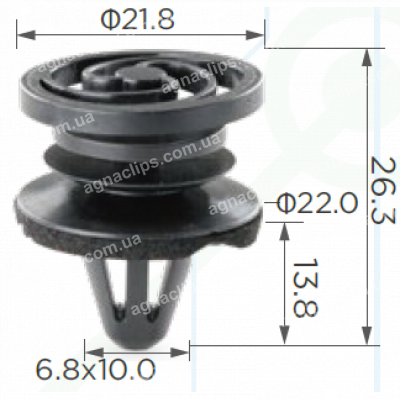 C 1848 Кліпса VW 5X0867299