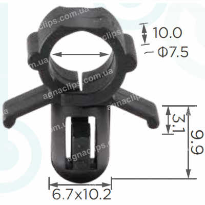 C 1990 Утримувач проводки Hyundai F=6.6