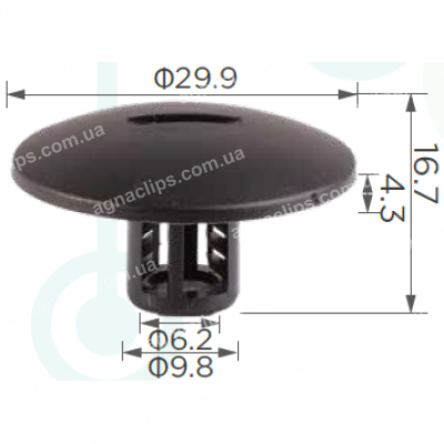 C 1913 Кліпса Renault Citroen Peugeot Dacia 6995X9 7703081054 7703081227 6142789 7703081127 7705096036