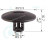 C 1913 Кліпса Renault Citroen Peugeot Dacia 6995X9 7703081054 7703081227 6142789 7703081127 7705096036