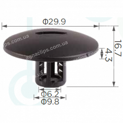 C 1913 Кліпса Renault Citroen Peugeot Dacia 6995X9 7703081054 7703081227 6142789 7703081127 7705096036