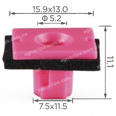 C 1964 Кліпса Hyundai Kia 877562J000 накладка на пороги