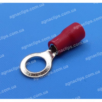 RV 1,25-5 Клема маси Ø 5мм. в ізоляції червона