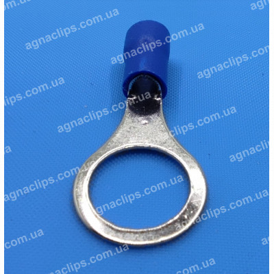 RV 2-10 Клема маси Ø 10мм. в ізоляції синя