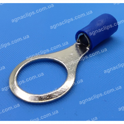 RV 2-10 Клема маси Ø 10мм. в ізоляції синя
