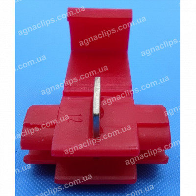 801P3 Гільйотина 0,5-1,5 мм2 (затискач для врізання у дріт) червона