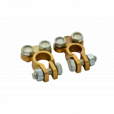 Клеми АКБ латунні мотоцикл, скутер пара