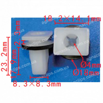 C 3038 Кліпса Hyundai Kia 866253S000 бампер