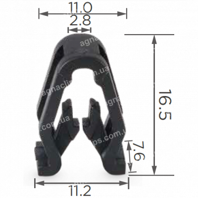 C 3053 Кліпса Hyundai Kia 858583S000 8581837000
