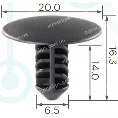 C 3058 Кліпса Dacia Renault 7703077444