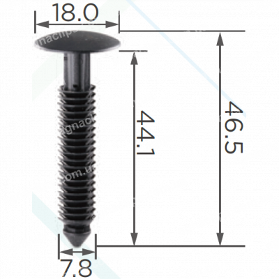 C 3044 Кліпса Ford W710532S300