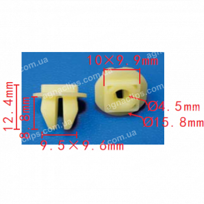 C 1943 Кліпса Nissan Infiniti 850991MA0A кріплення бампера