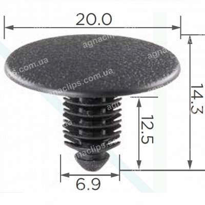 C 3004 Кліпса Hyundai Kia 0B10268865