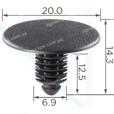 C3004 Кліпса Hyundai Kia 0B10268865
