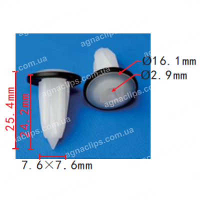 C3011 Кліпса Fiat Alfa Lancia Peugeot Citroen Mazda 46408953 46748771 6991P2
