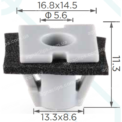 C 3047 Кліпса Hyundai Kia 87715B4000 87715C8000