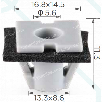 C 3047 Кліпса Hyundai Kia 87715B4000 87715C8000