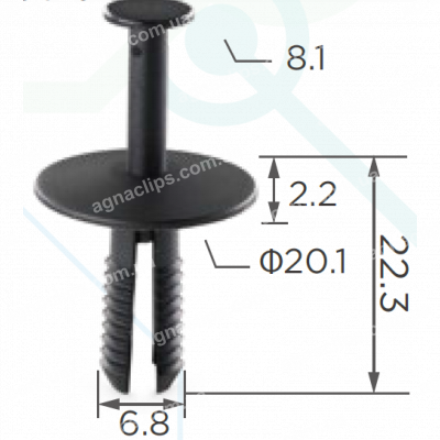 C 1999 Кліпса Opel BMW 51118174185 1400806