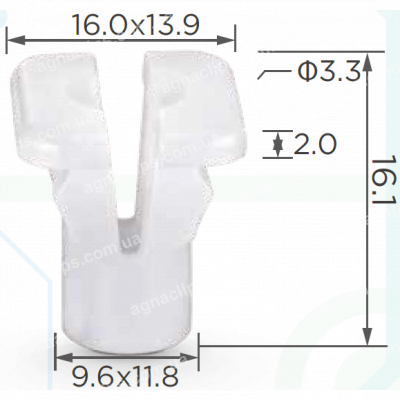 C 3002 Кліпса Fiat Alfa Lancia 7663916